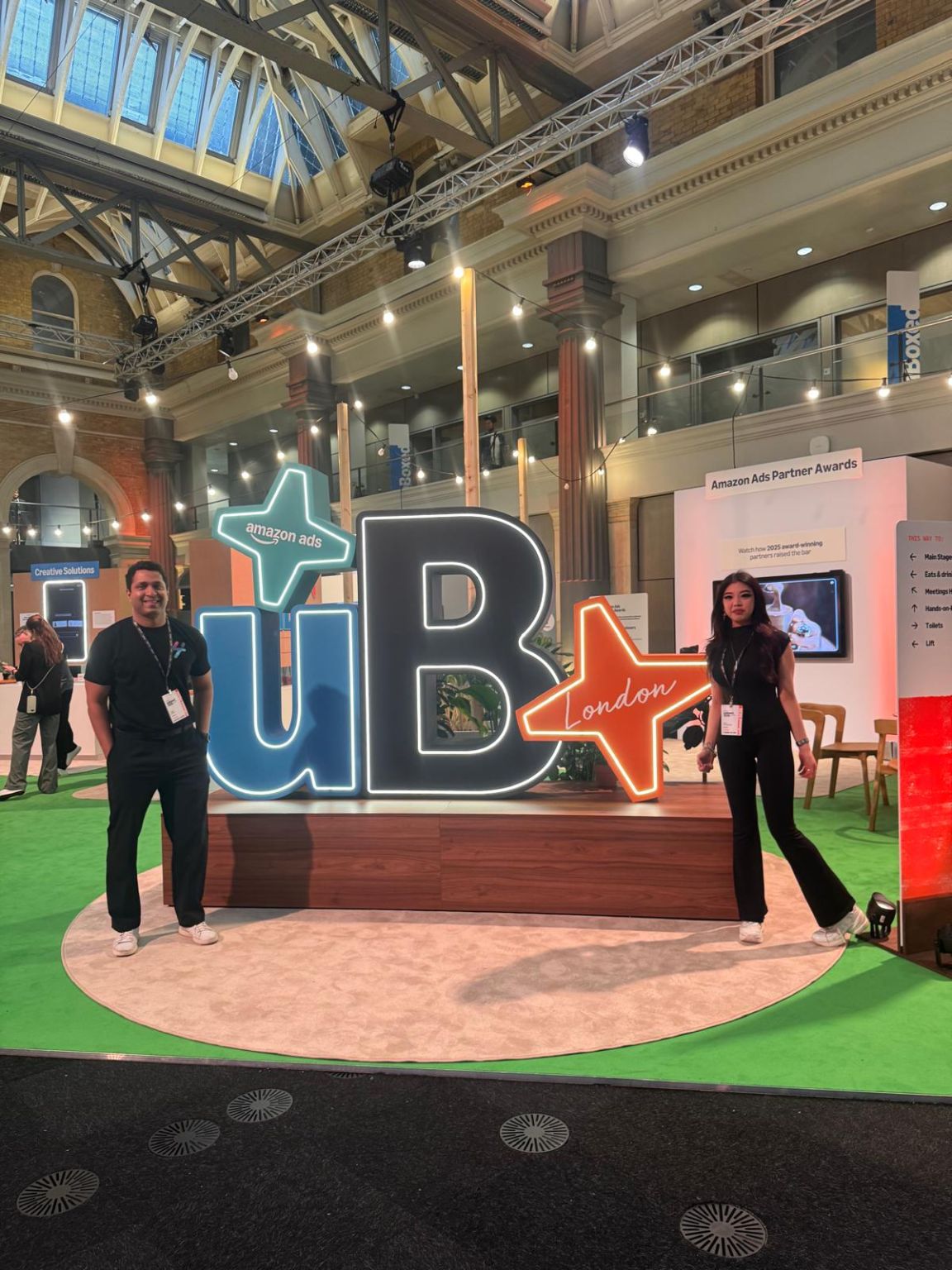 The Hector Ai team at the Amazon Ads unBoxed London 2026 venue