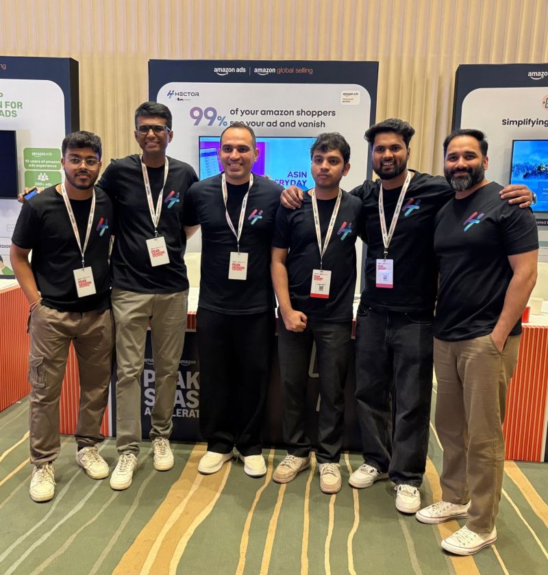 The Hector Ai team at the Amazon Peak Season Accelerator in Mumbai
