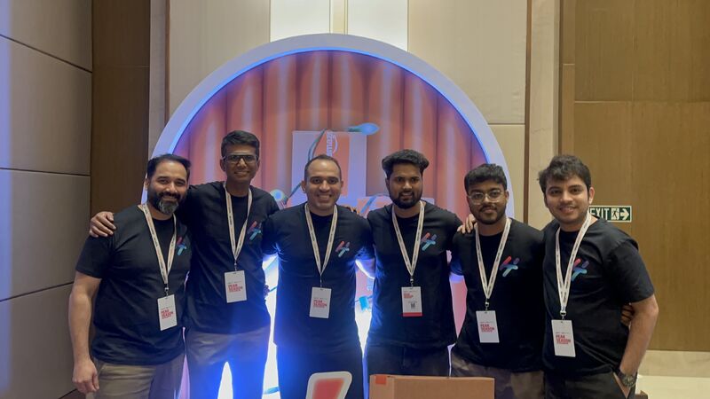 Hector Ai team members at the Amazon Peak Season Accelerator venue in Mumbai