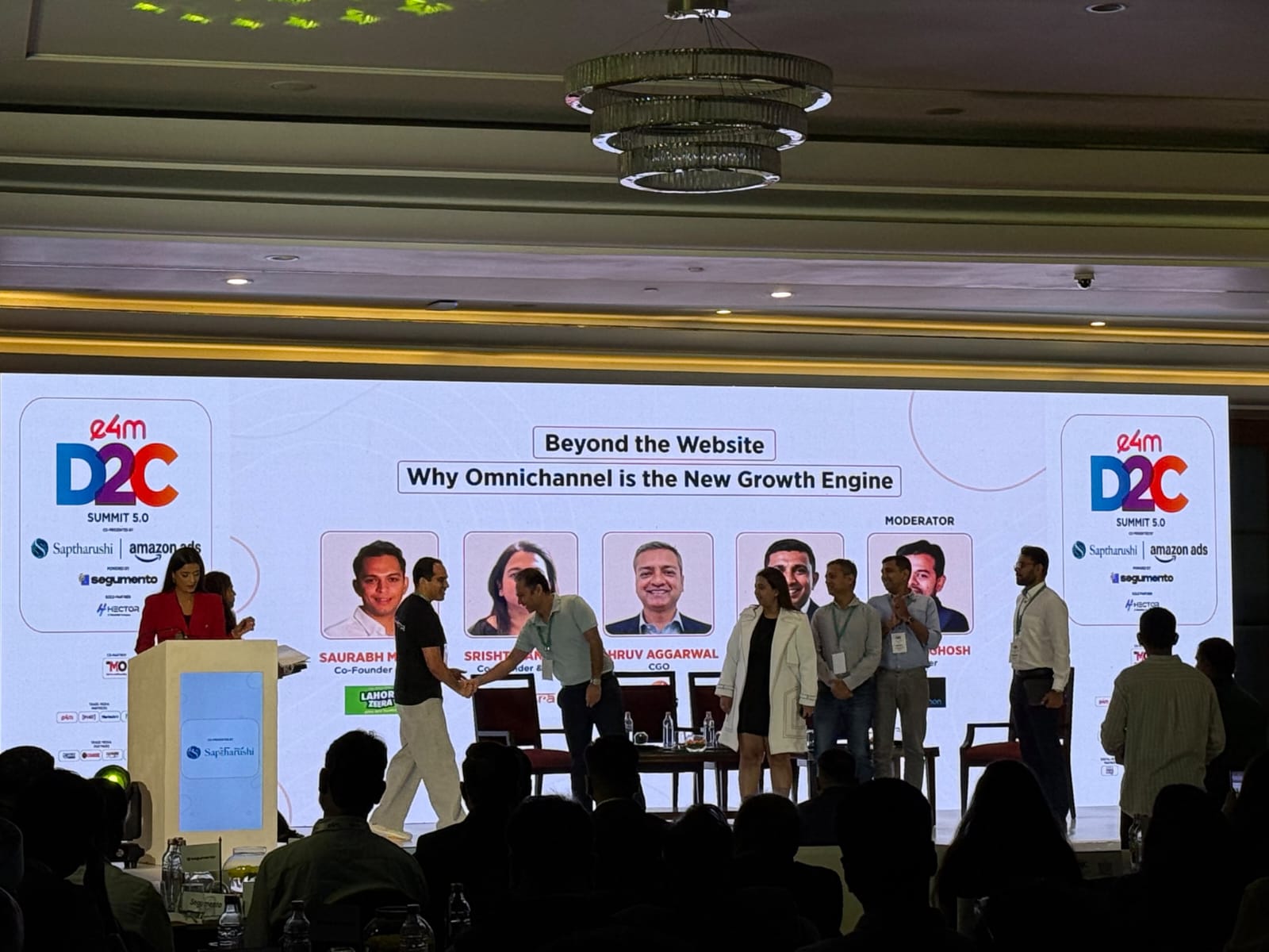 Meher Patel at e4m D2C Revolution Summit & Awards 5.0
