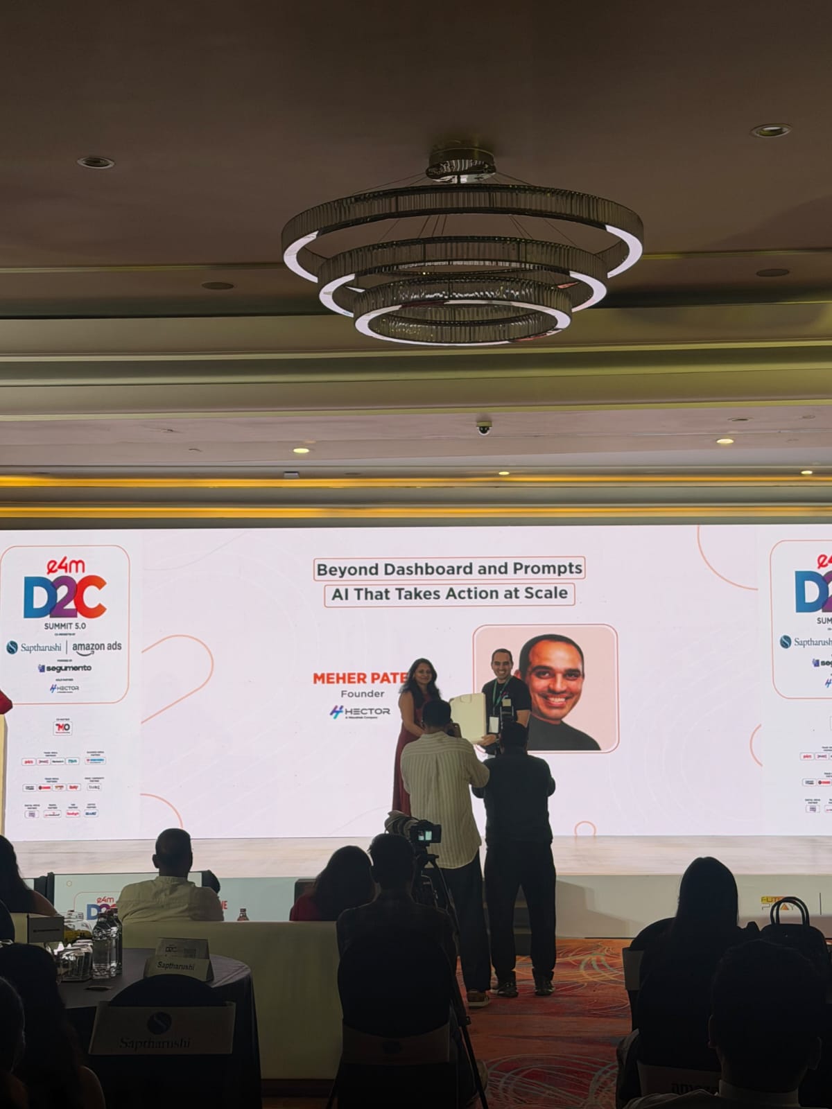 Meher Patel at e4m D2C Revolution Summit & Awards 5.0